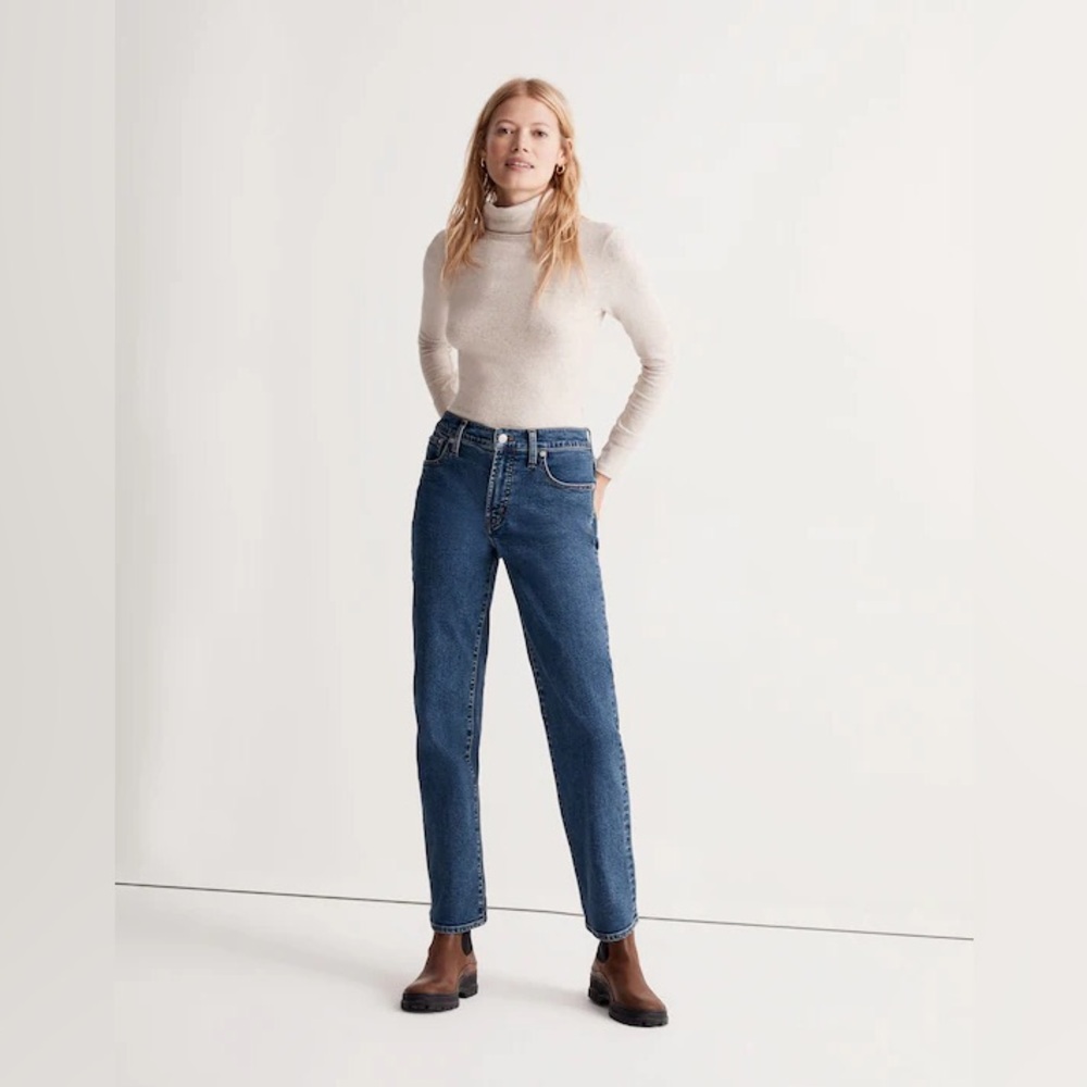 Madewell Perfecg Vintage Jean dark wash
